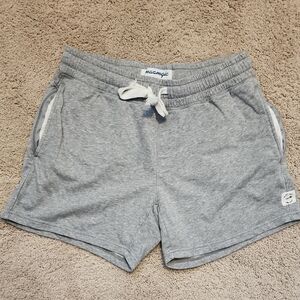 Gray Drawstring Shorts